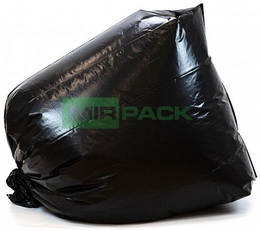 Мешки для строительного мусора 480 литров Стройка особопрочные черные ...