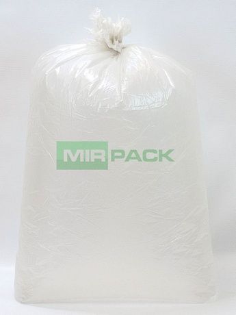 Мешки для мусора 120 л, 40 мкм, в пачках 200 шт. прозрачные, 2 сорт,  2х слойные - Вид 5