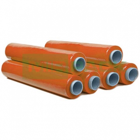 Стрейч пленка ручная 500  23 мкм 2к оранжевая - Вид 1