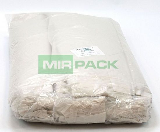 Мешки для мусора 120 л, 40 мкм, в пачках 200 шт. прозрачные, 2 сорт,  2х слойные - Вид 2