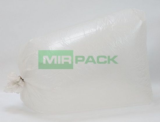 Мешки для мусора 120 л, 40 мкм, в пачках 200 шт. прозрачные, 2 сорт,  2х слойные - Вид 4